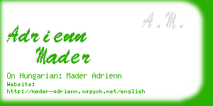 adrienn mader business card